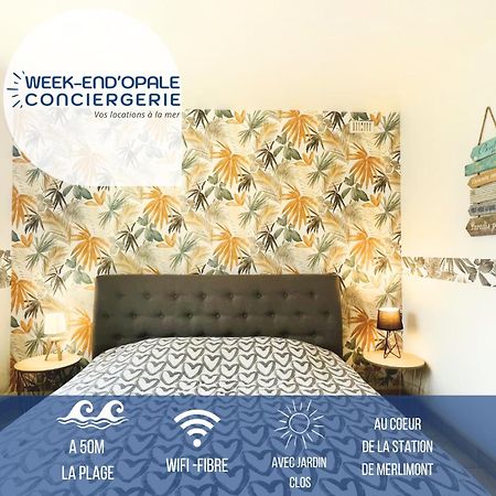 Appartement A Quelques Pas De La Plage Avec Jardin 멜리몽-플라주 외부 사진